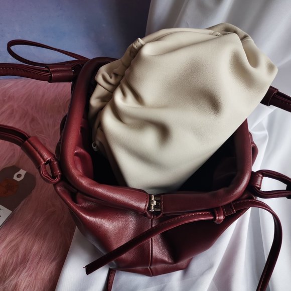 Leather Pouch Bag - Picture 5 of 7